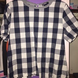 Checkered SHEIN top